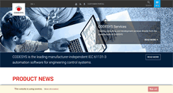 Desktop Screenshot of codesys.com